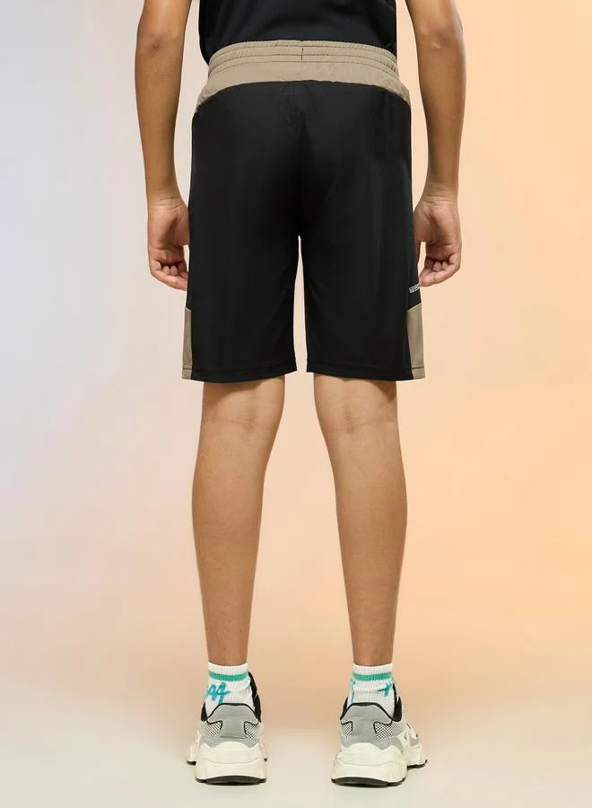 Technosport  Boys Slim Fit Sports Shorts With Ts Flexi for Men | Best Price UAE